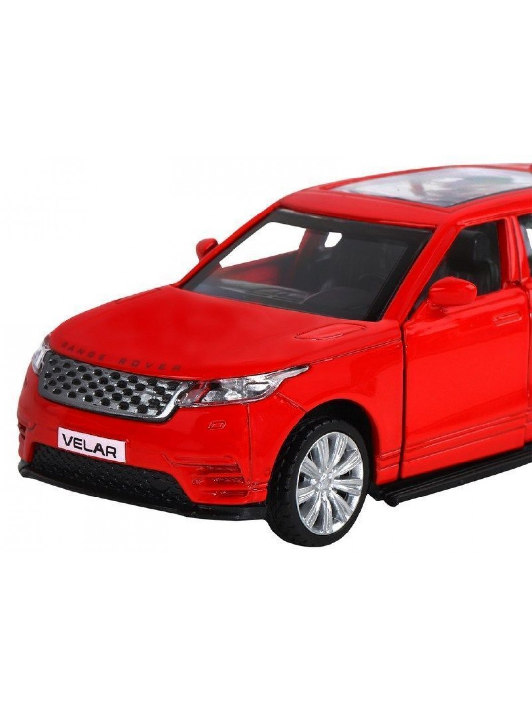 Машина "АВТОПАНОРАМА" Land Rover Range Rover Velar, красный, 1/42, инерция, в/к 17,5*12,5*6,5 см