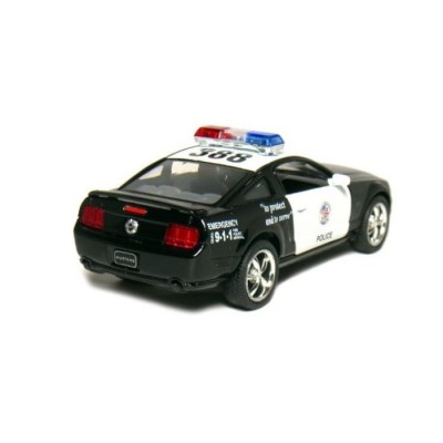Машина Kinsmart 1:38 FORD Mustang GT Police инерция (1/12шт.) б/к
