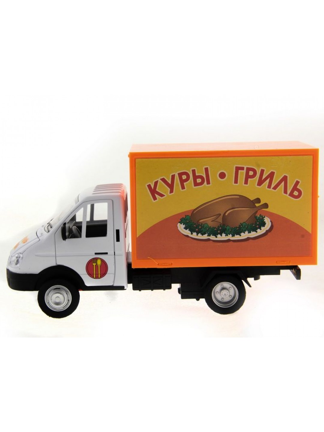 Машина "АВТОПАНОРАМА" "ГАЗель" (кура-гриль) 1/28, в/к 24*14*12 см