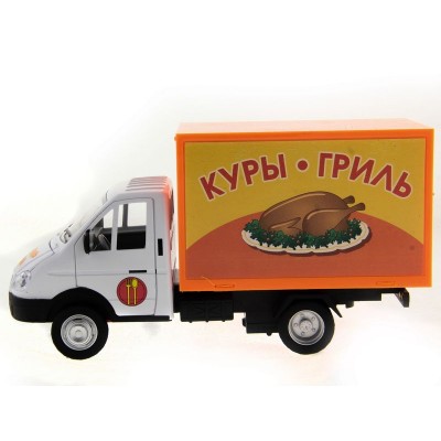 Машина "АВТОПАНОРАМА" "ГАЗель" (кура-гриль) 1/28, в/к 24*14*12 см