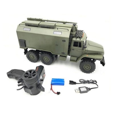 Радиоуправляемая машина WPL УРАЛ (зеленый) 6WD 2.4G 1/16 RTR