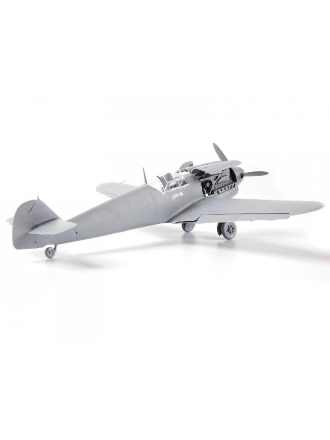 Сборная модель ZVEZDA Немецкий истребитель «Мессершмитт» BF-109 F2, 1/48