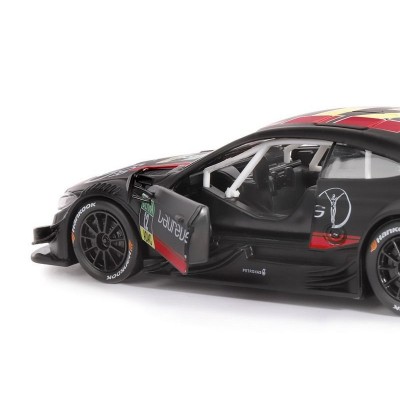 Машина "АВТОПАНОРАМА" Mercedes-AMG C 63 DTM, черный матовый, 1/32, в/к 17,5*12,5*6,5 см