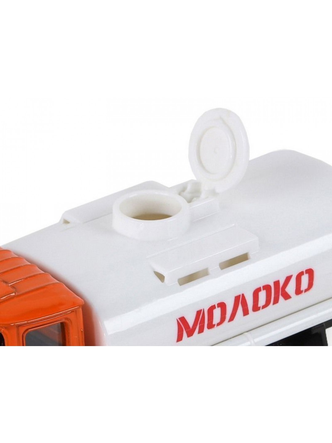 Машина "АВТОПАНОРАМА" "Молоко", 1:52, цвет оранжевый, инерция, в/к 16,1*6,1*7,6 см