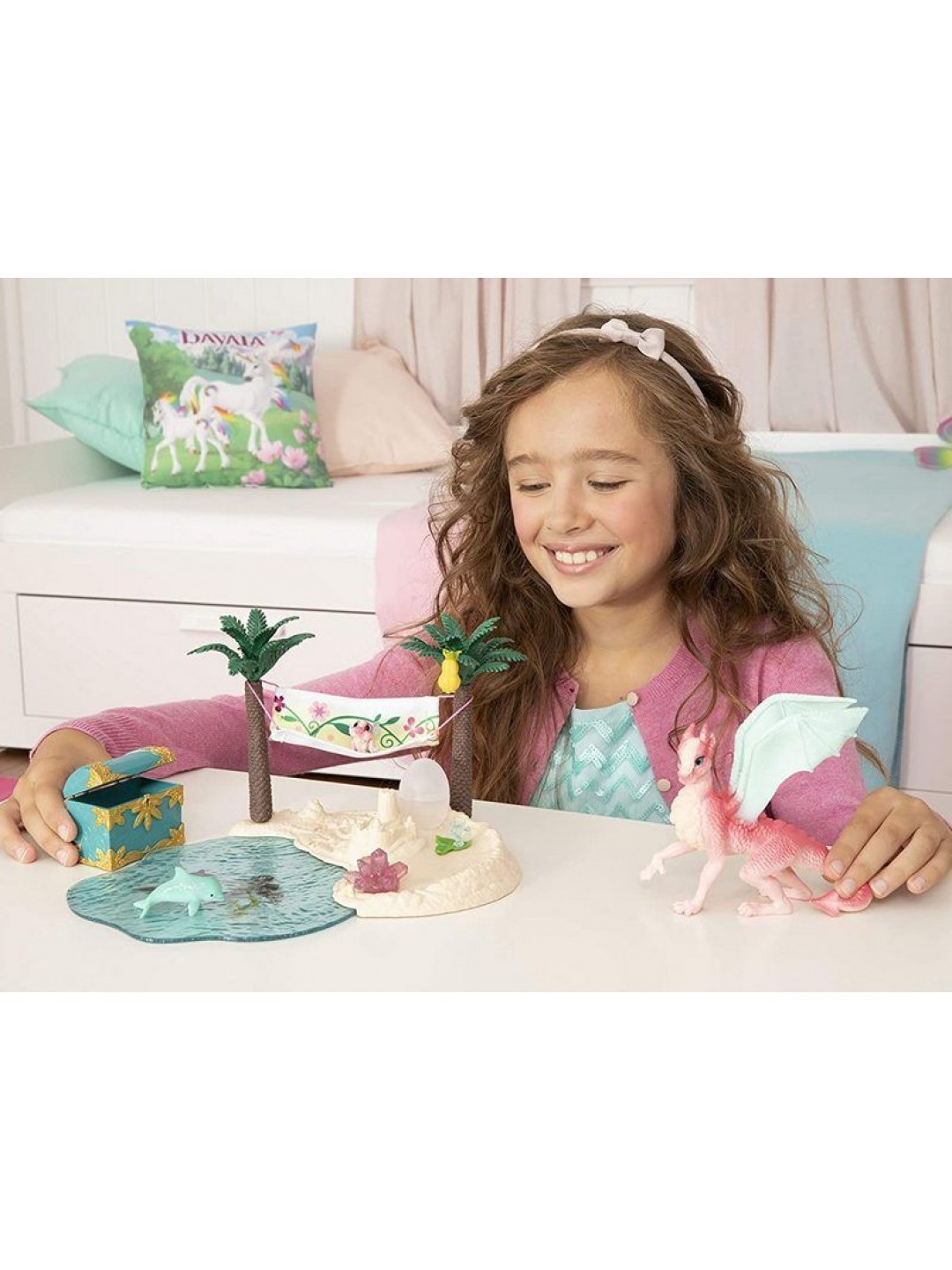 Фигурка Schleich Остров драконов с кладом