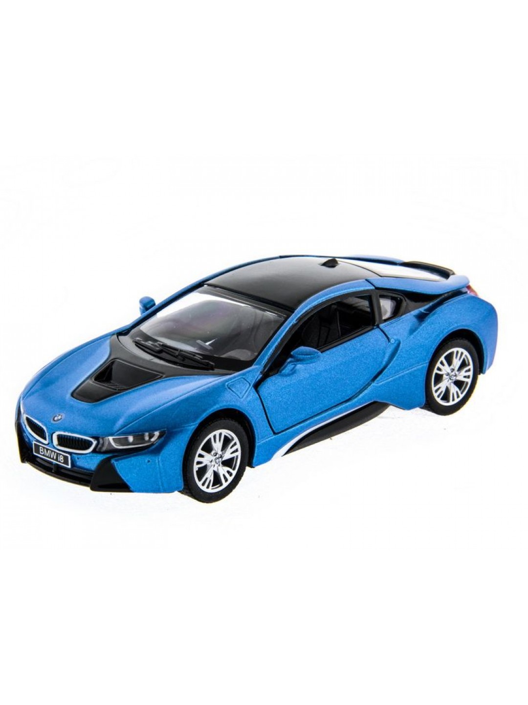 Машина Kinsmart BMW i8 инерция (1/12шт.) 1:36 б/к