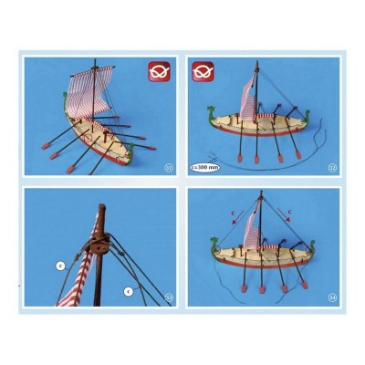 Сборная деревянная модель корабля Artesania Latina DRAKKAR (VIKING BOAT)