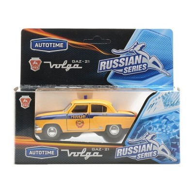 Машина Autotime "ГАЗ-21 "ВОЛГА" ГАИ СССР 1:43