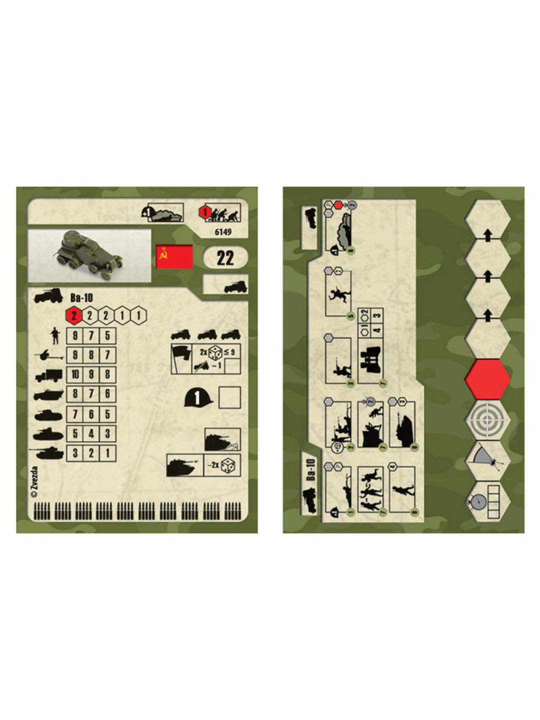 Сборная модель ZVEZDA Советский бронеавтомобиль БА-10, 1/100
