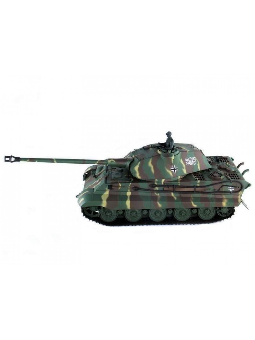 Радиоуправляемый танк Heng Long King Tiger (башня Porsche) Original V6.0  2.4G 1/16 RTR