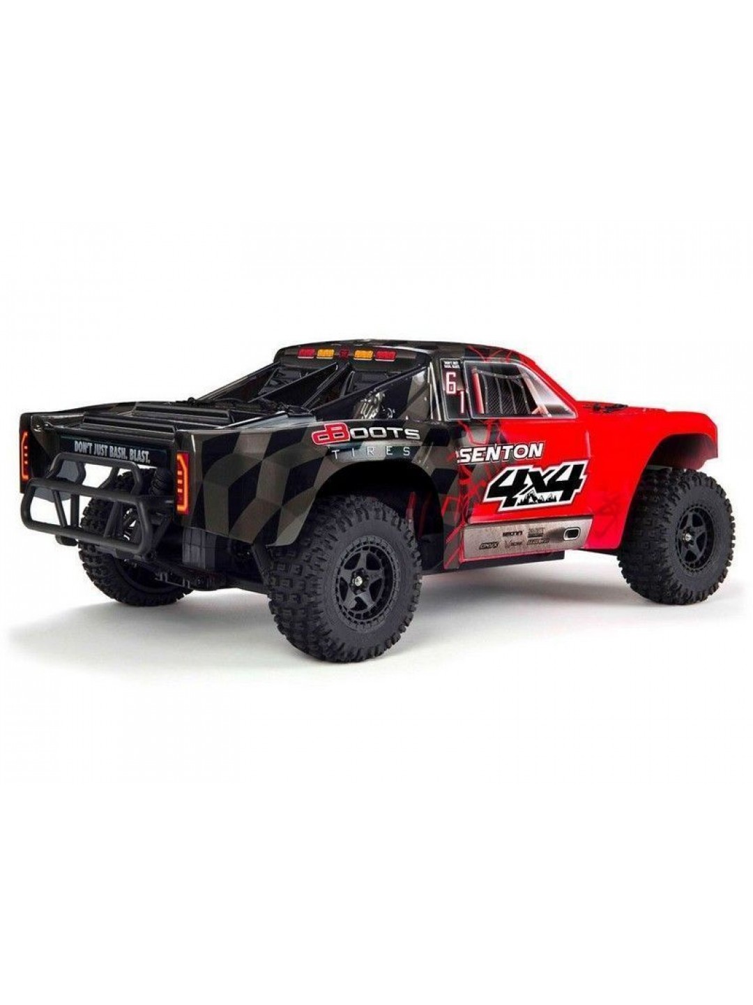 Шорт-корс трак 1:10 ARRMA Senton Mega 550 Brushed 4WD Short Course Truck RTR (красный)