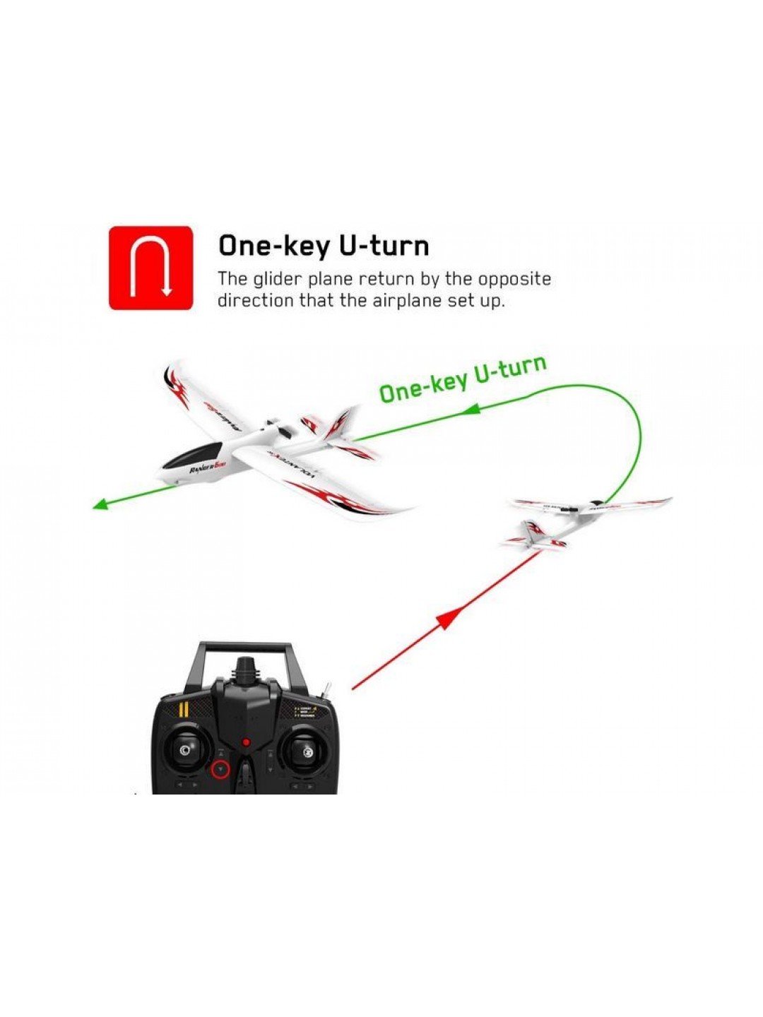 Радиоуправляемый планер Volantex RC Ranger 600мм 2.4G 4ch LiPo RTF with Gyro