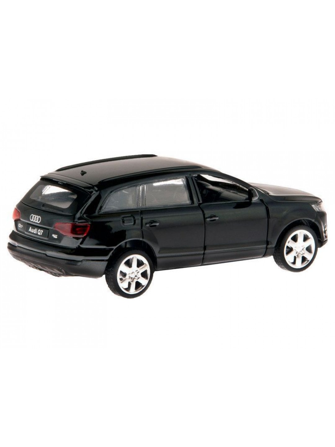 Машина "АВТОПАНОРАМА" Audi Q7, черный, 1/43, инерция, откр. двери, в/к 17,5*12,5*6,5 см