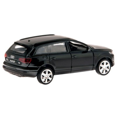 Машина "АВТОПАНОРАМА" Audi Q7, черный, 1/43, инерция, откр. двери, в/к 17,5*12,5*6,5 см
