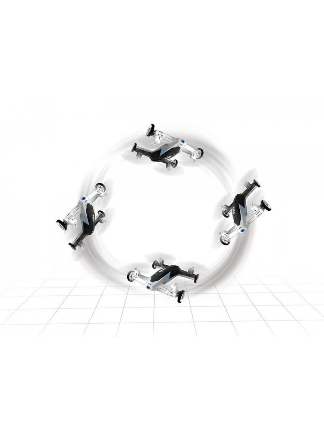 Р/У квадрокоптер Syma X19W Летающая машина с FPV трансляцией Wi-Fi 6-AXIS 2.4G RTF