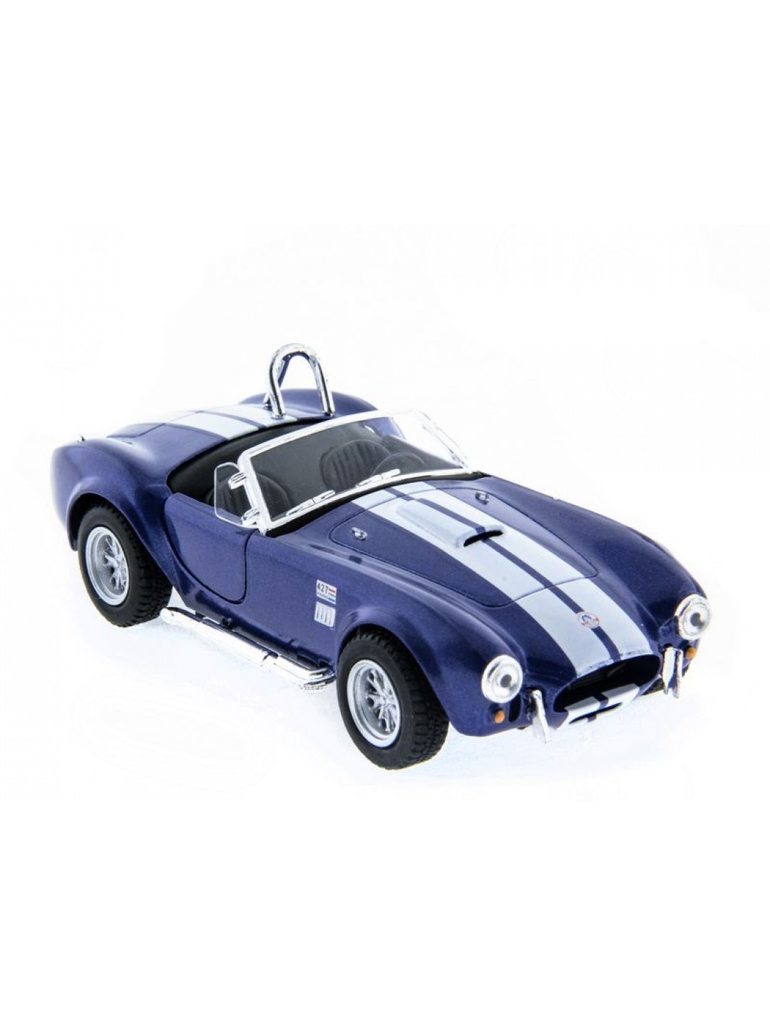 Машина Kinsmart Shelby Cobra 427 1965 инерция (1/12шт.) 1:32 б/к