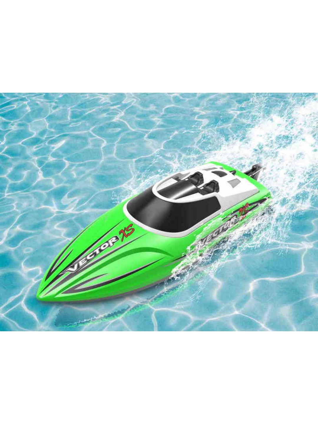 Радиоуправляемый катер Volantex RC Vector XS зеленый 2.4G RTR