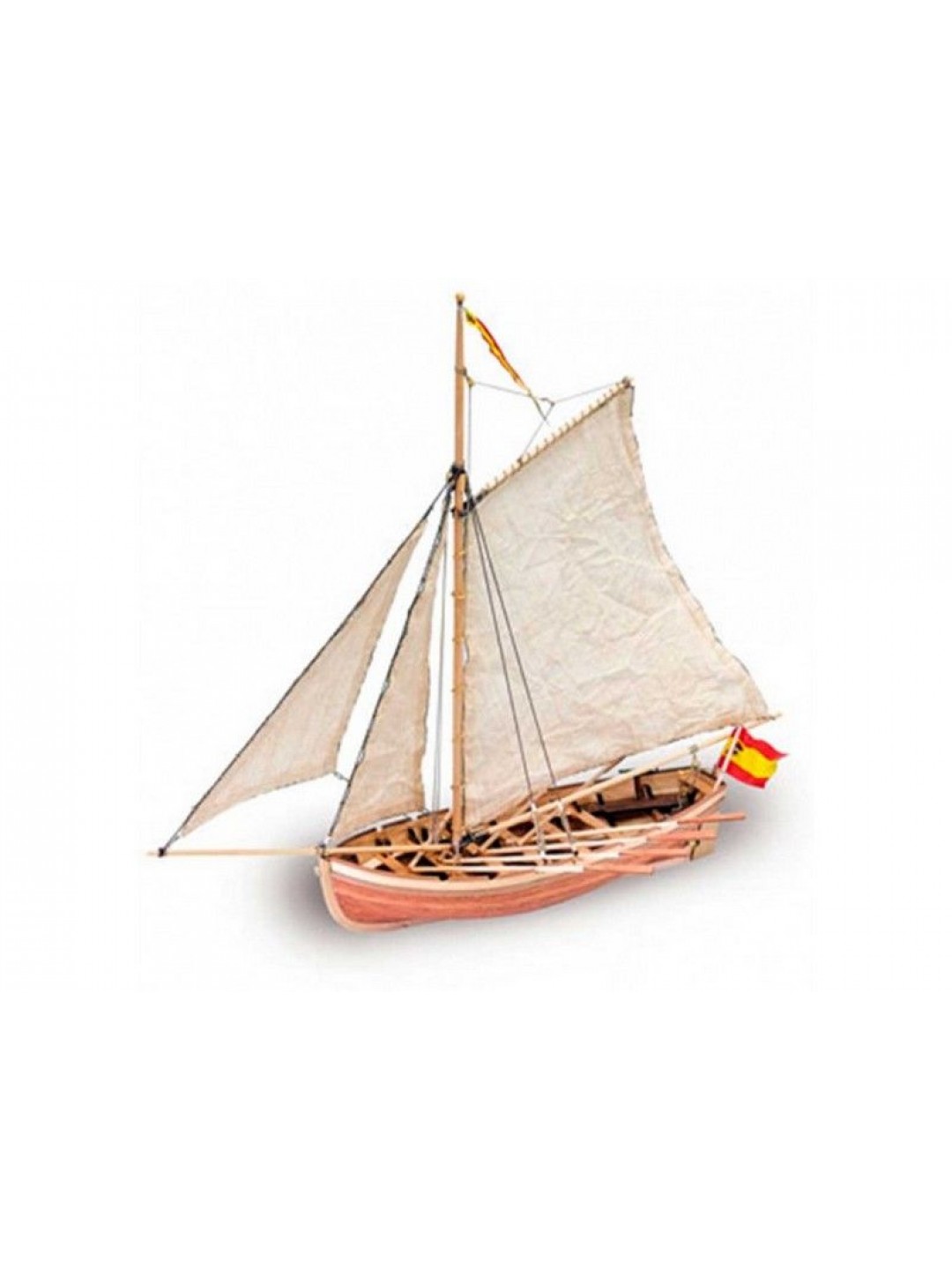 Сборная деревянная модель шлюпки корабля Artesania Latina SAN JUAN NEPOMUCENO'S, 1/25