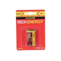 Батарейка Rich Energy 9V, "Крона", 6LR61 Alkaline (1шт)