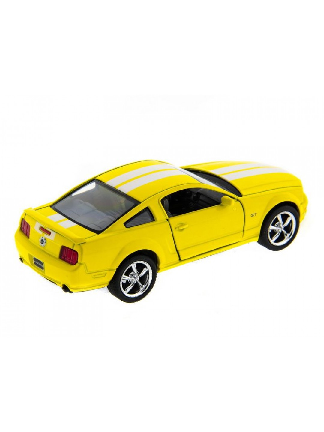 Машина Kinsmart 1:38 Ford Mustang GT с полосками инерция (1/12шт.) б/к