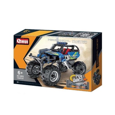 Конструктор Qihui Mechanical Master Монстр-трак Айрон Хорс совместим с QH5804, инерц. (193 детали)