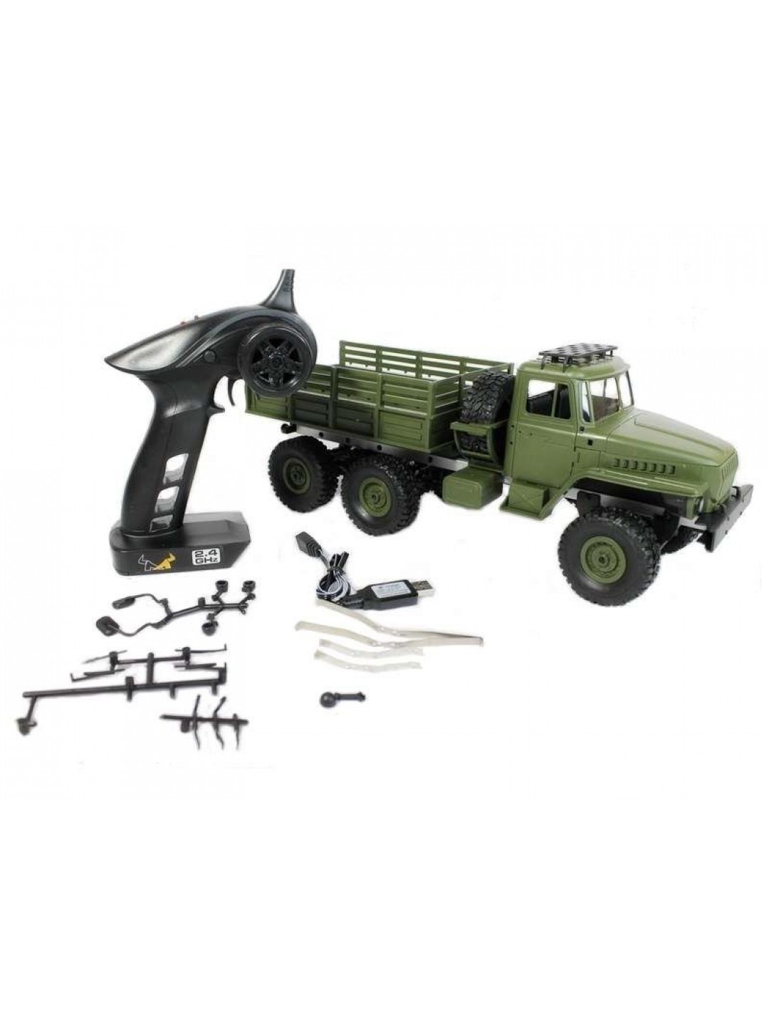 Радиоуправляемая машина MN MODEL Советский военный грузовик "УРАЛ" PRO 6WD 2.4G 1/16 RTR