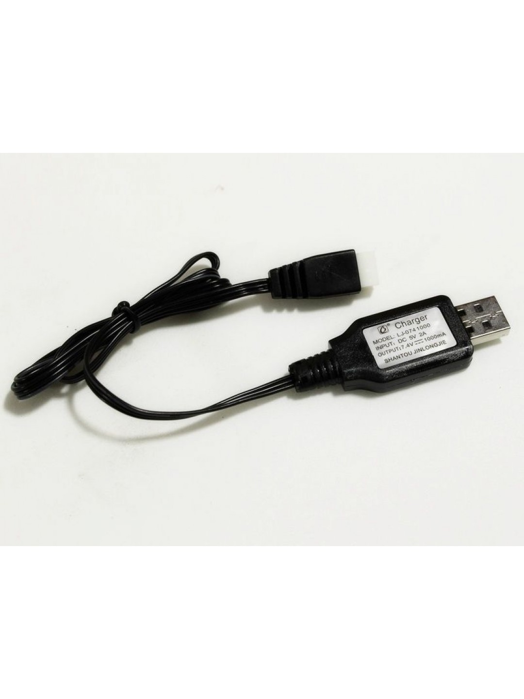 Зарядное устройство USB 7.4V для автомоделей WPL B-14, B-24, C-14, C-24, B-16, B-36