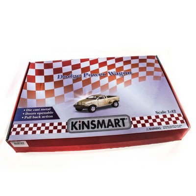 Машина Kinsmart "DODGE Power Wagon"  инерция (1/12шт.) 1:42 б/к