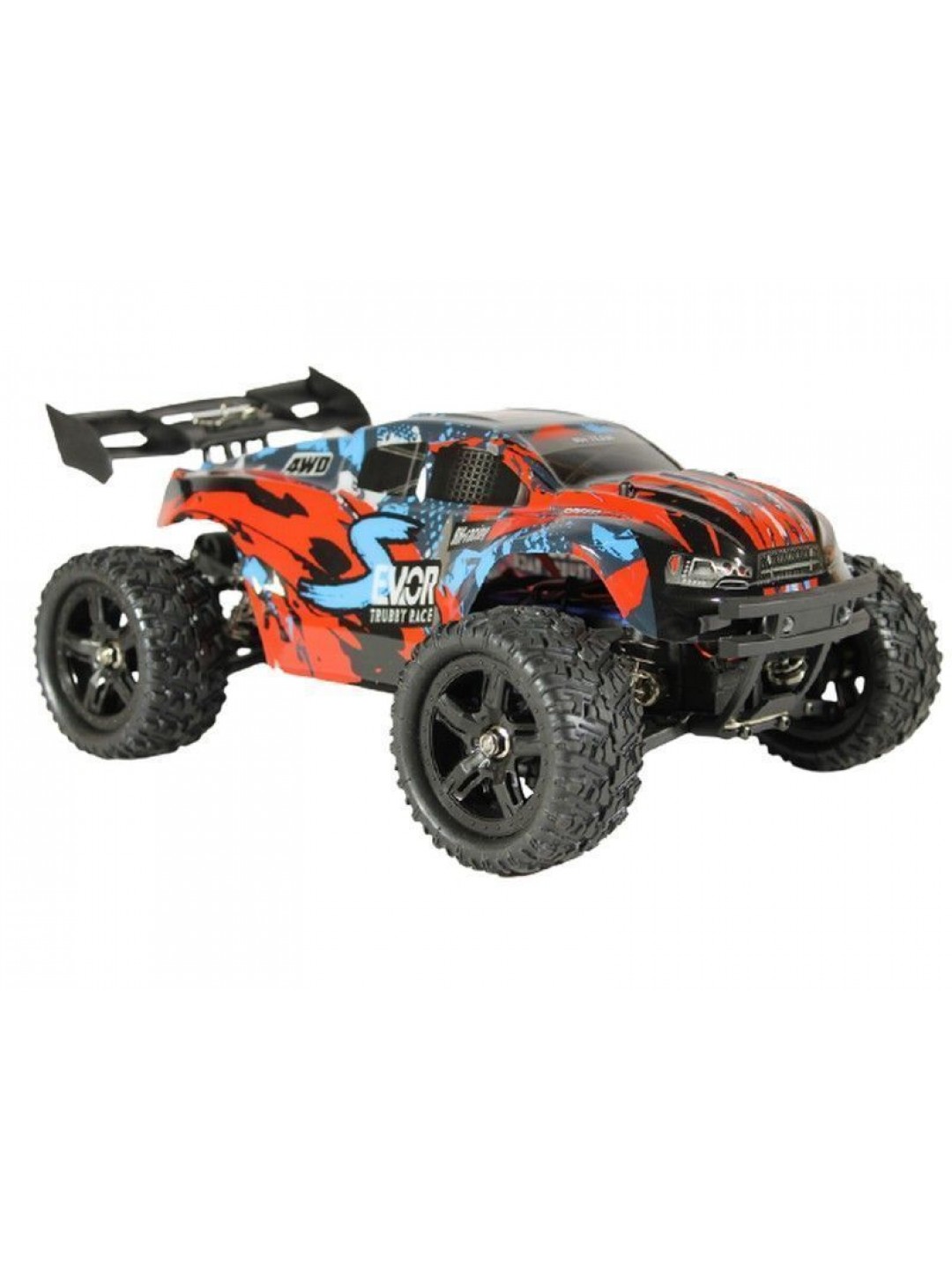 Радиоуправляемая трагги Remo Hobby S EVO-R Brushless V2.0 (красная) 4WD 2.4G 1/16 RTR