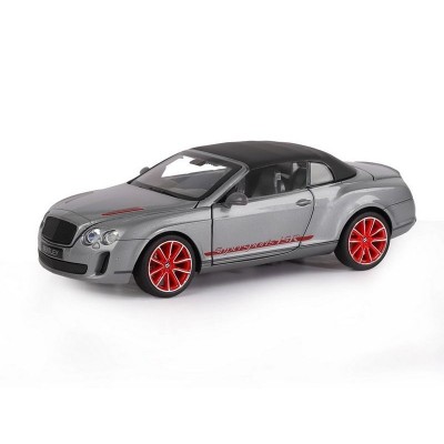 Машина "АВТОПАНОРАМА" Bentley Continental Supersports ISR, серый мет, 1/24, в/к 24,5*12,5*10,5 см