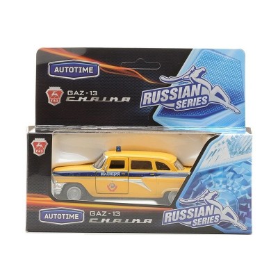 Машина Autotime "ГАЗ-13 "ЧАЙКА" милиция СССР 1:43