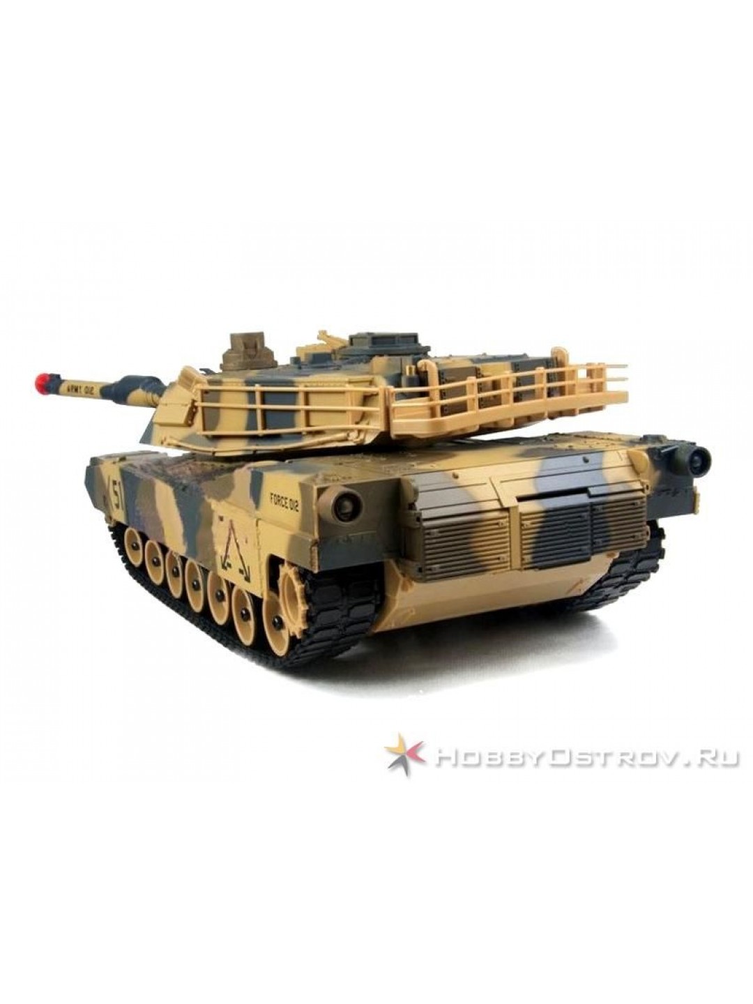 Р/У танк Huan Qi 1:28 M1A2 Abrams, 27/40МГц, стреляет шариками