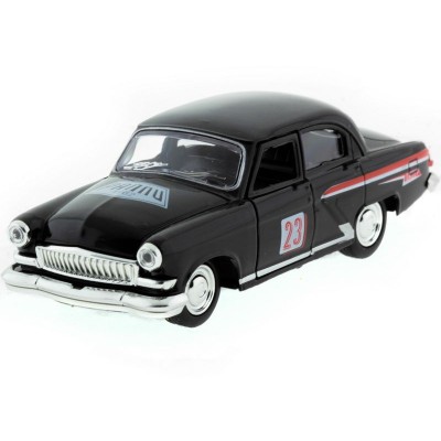 Машина "АВТОПАНОРАМА" инерц. ГАЗ-21 (ралли) 1/43, в/к 14*7*5,5 см
