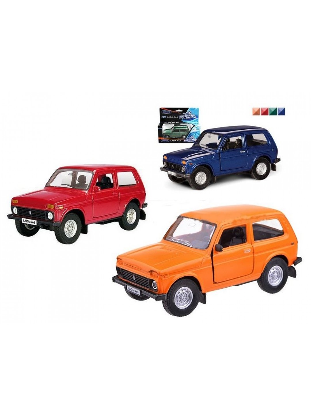 Машина Autotime "LADA 4x4" гражданская  1:36