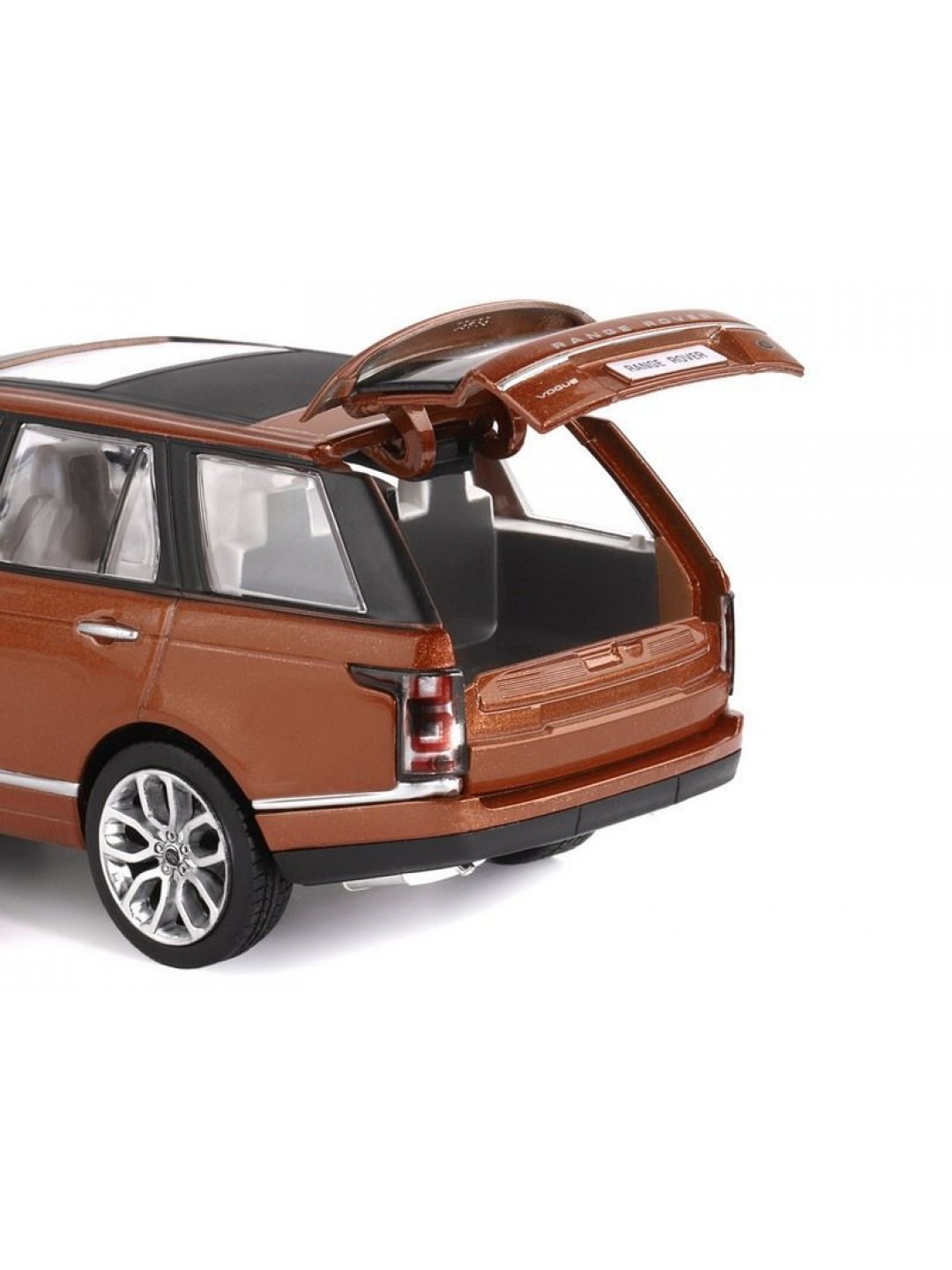 Машина "АВТОПАНОРАМА" Range Rover, оранжевый, 1/26, свет, звук, в/к 24,5*12,5*10,5 см