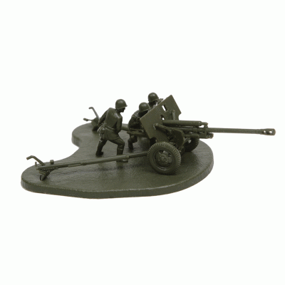 Сборные солдатики ZVEZDA Советская противотанковая пушка ЗИС-3, 1/72