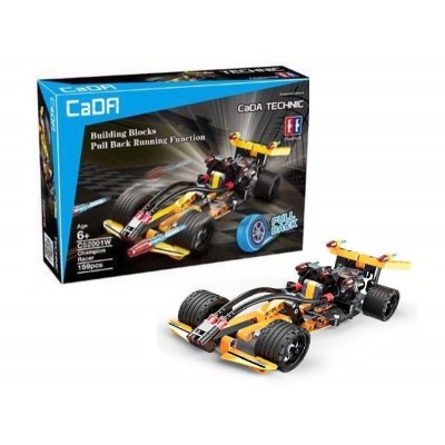 Конструктор CaDA Technic гоночный болид совместим с C52002W, инерционный (159 деталей)