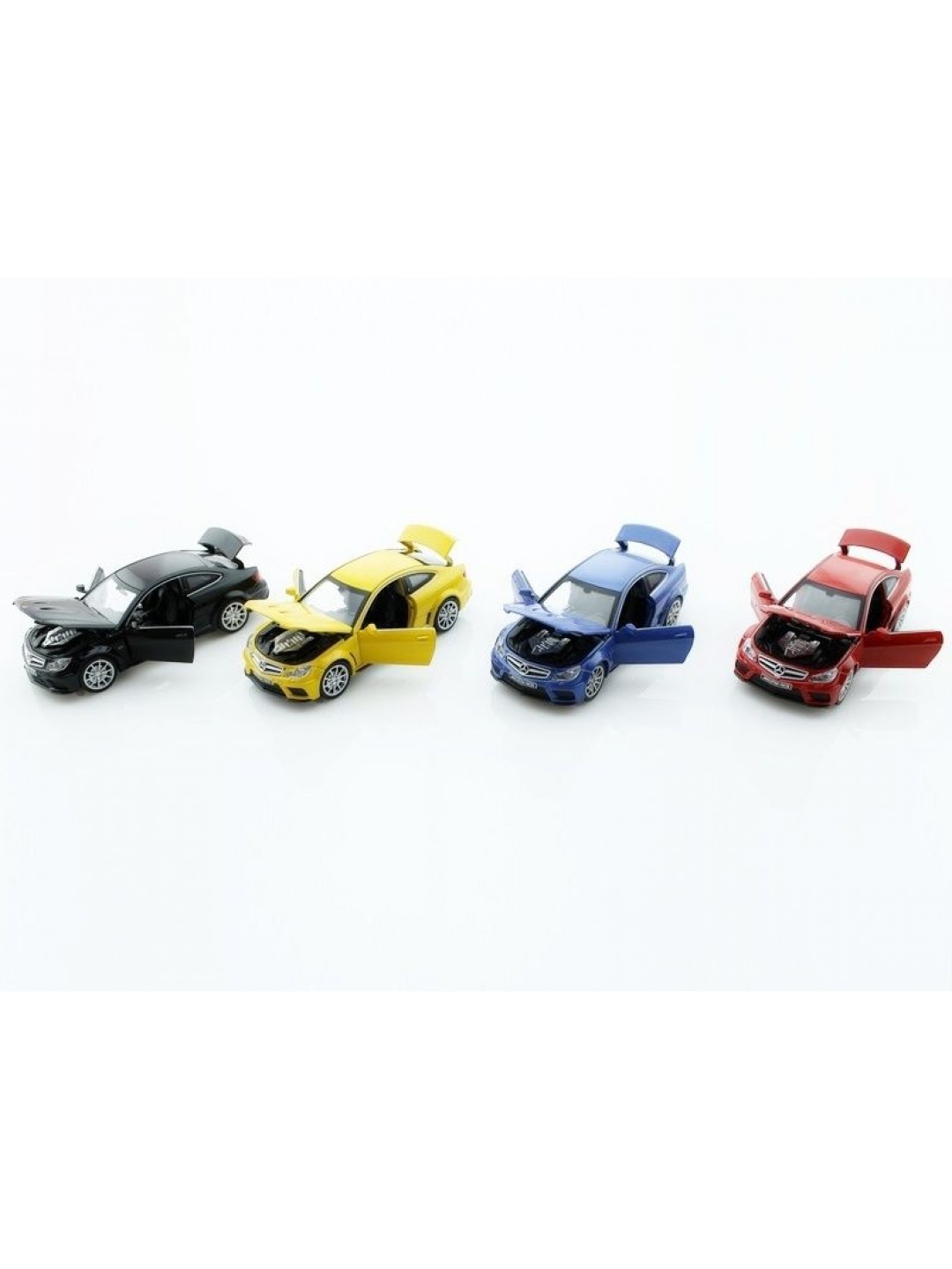 Машина 1:32 Mercedes-Benz С 63 AMG свет, звук, инерция 15см (1/12шт.) б/к