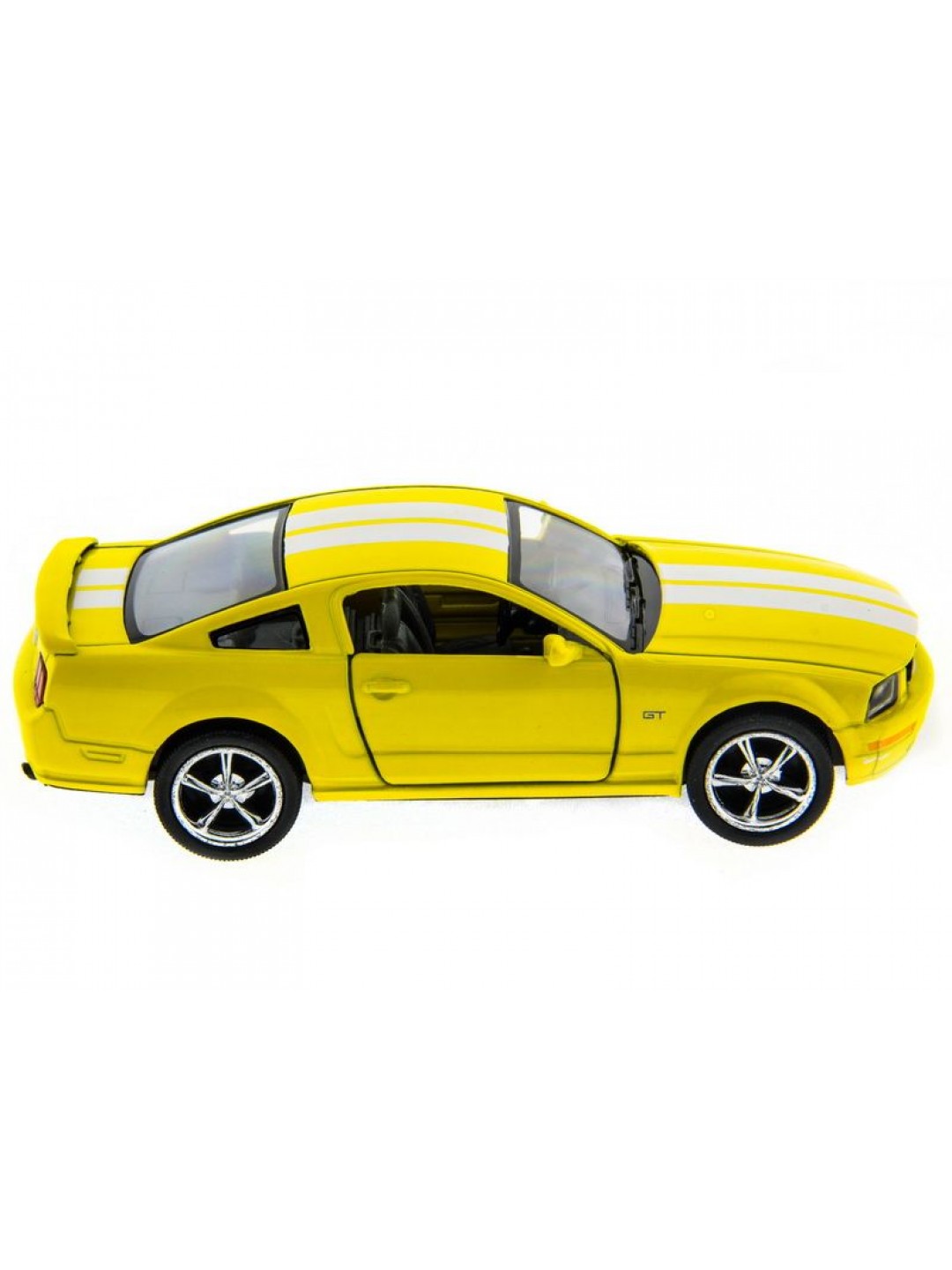 Машина Kinsmart 1:38 Ford Mustang GT с полосками инерция (1/12шт.) б/к