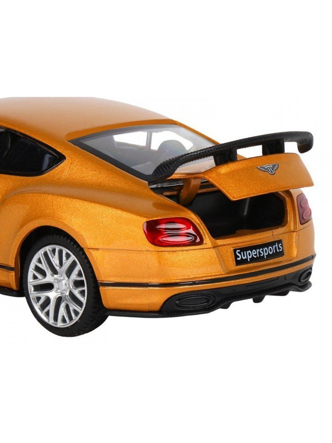 Машина "АВТОПАНОРАМА" Bentley Continental Supersports, оранжевый, 1/32, в/к 17,5*12,5*6,5 см