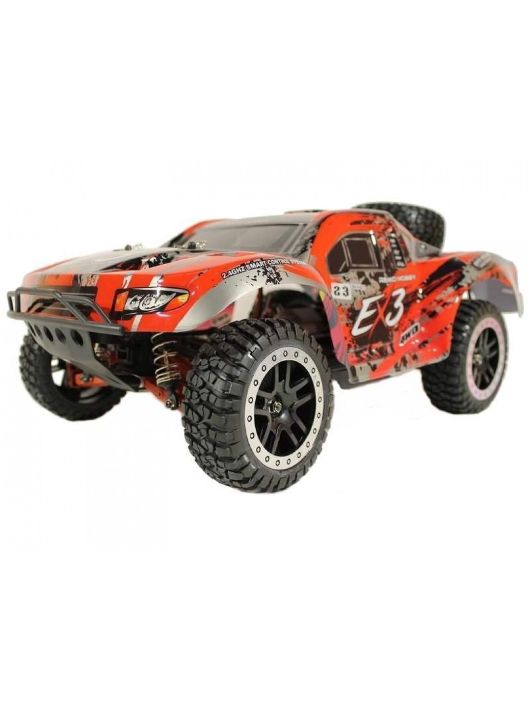 Радиоуправляемый шорт-корс Remo Hobby EX3 Brushless UPGRADE (красный) 4WD 2.4G 1/10 RTR