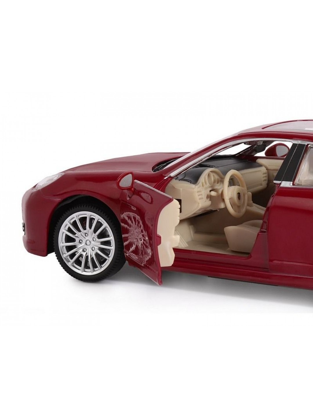 Машина "АВТОПАНОРАМА" Porsche Panamera S, красный, 1/24, в/к 24,5*12,5*10,5 см