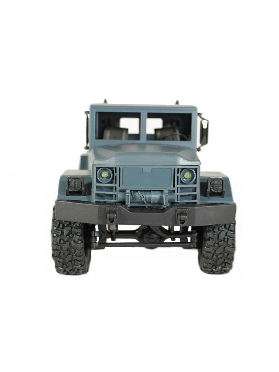 Радиоуправляемая машина MN MODEL военный грузовик (серый) 4WD 2.4G 1/16 RTR