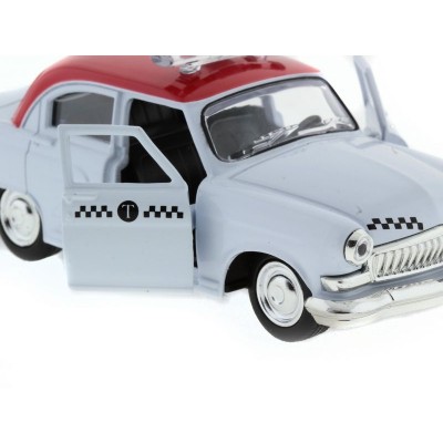 Машина "АВТОПАНОРАМА" инерц.ГАЗ-21 (такси) 1/43, в/к 14*7*5,5 см