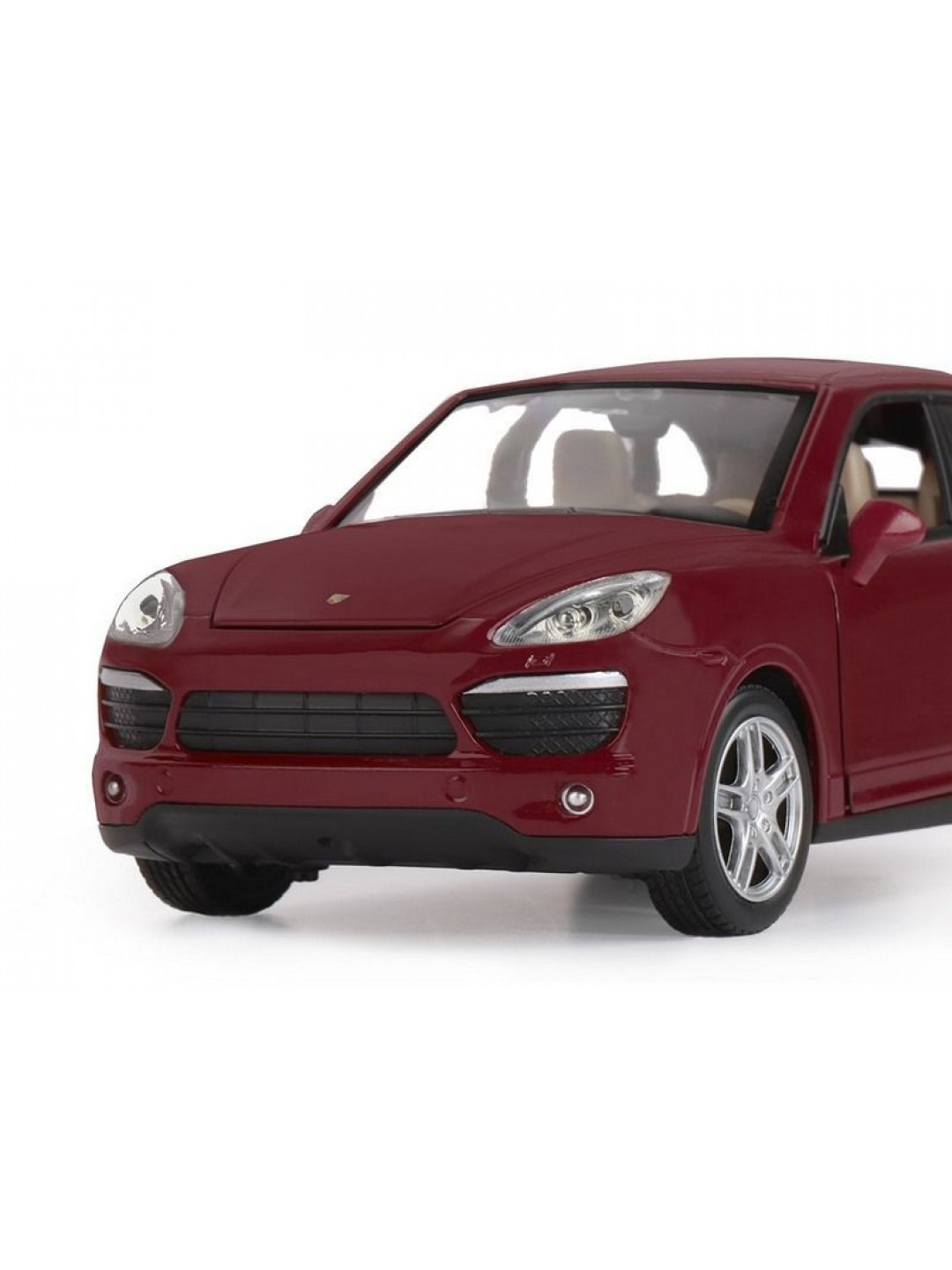 Машина "АВТОПАНОРАМА" Porsche Cayenne S, бордовый, 1/24, в/к 24,5*12,5*10,5 см