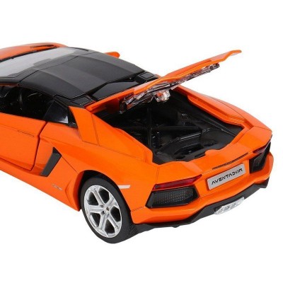 Машина "АВТОПАНОРАМА" Lamborghini Aventador Roadster, оранжевый, 1/24, в/к 24,5*12,5*10,5 см