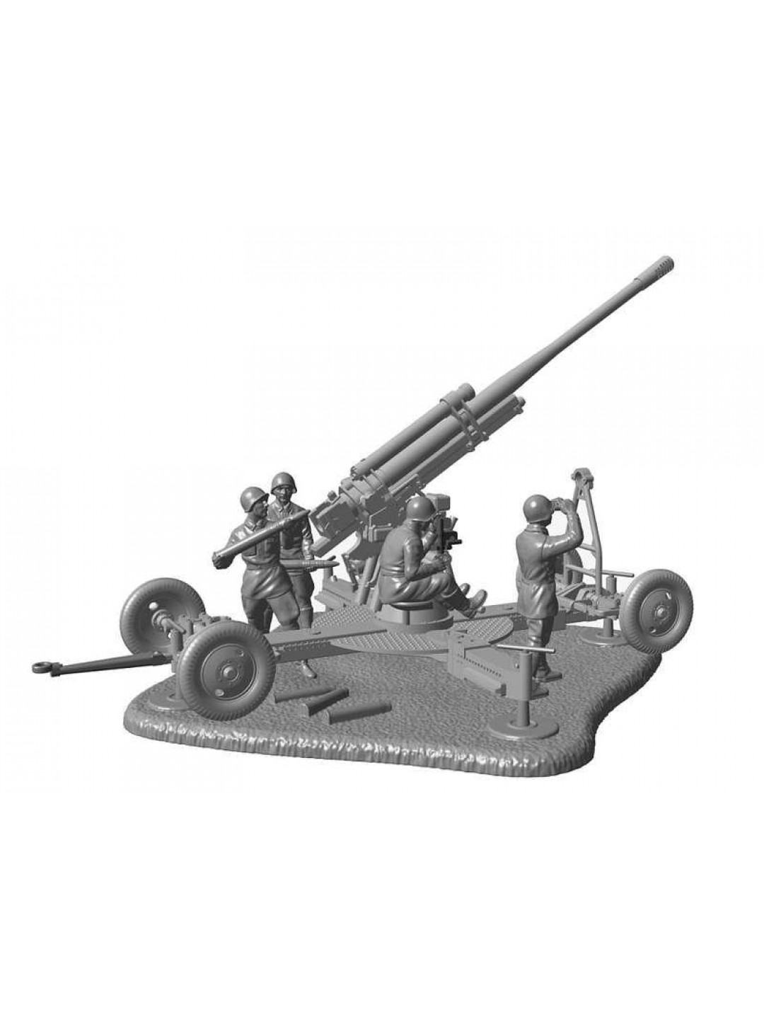 Сборные солдатики ZVEZDA Советское 85-мм зенитное орудие, 1/72