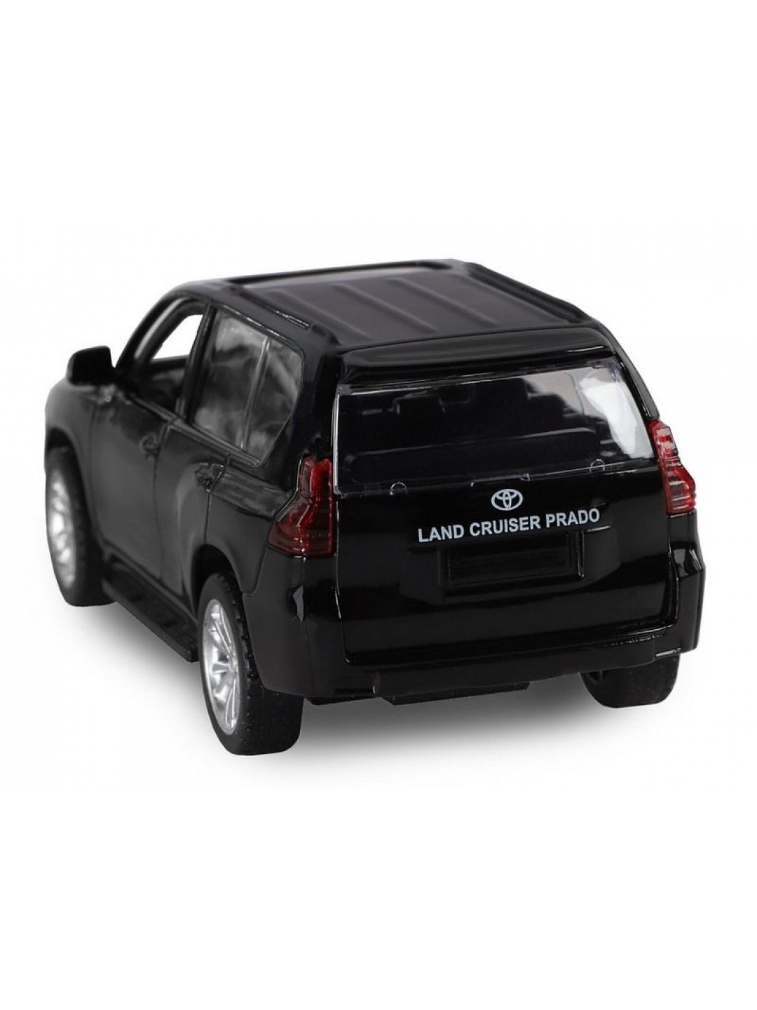Машина "АВТОПАНОРАМА" Land Cruiser Prado, черный, 1/42, инерция, в/к 17,5*12,5*6,5 см