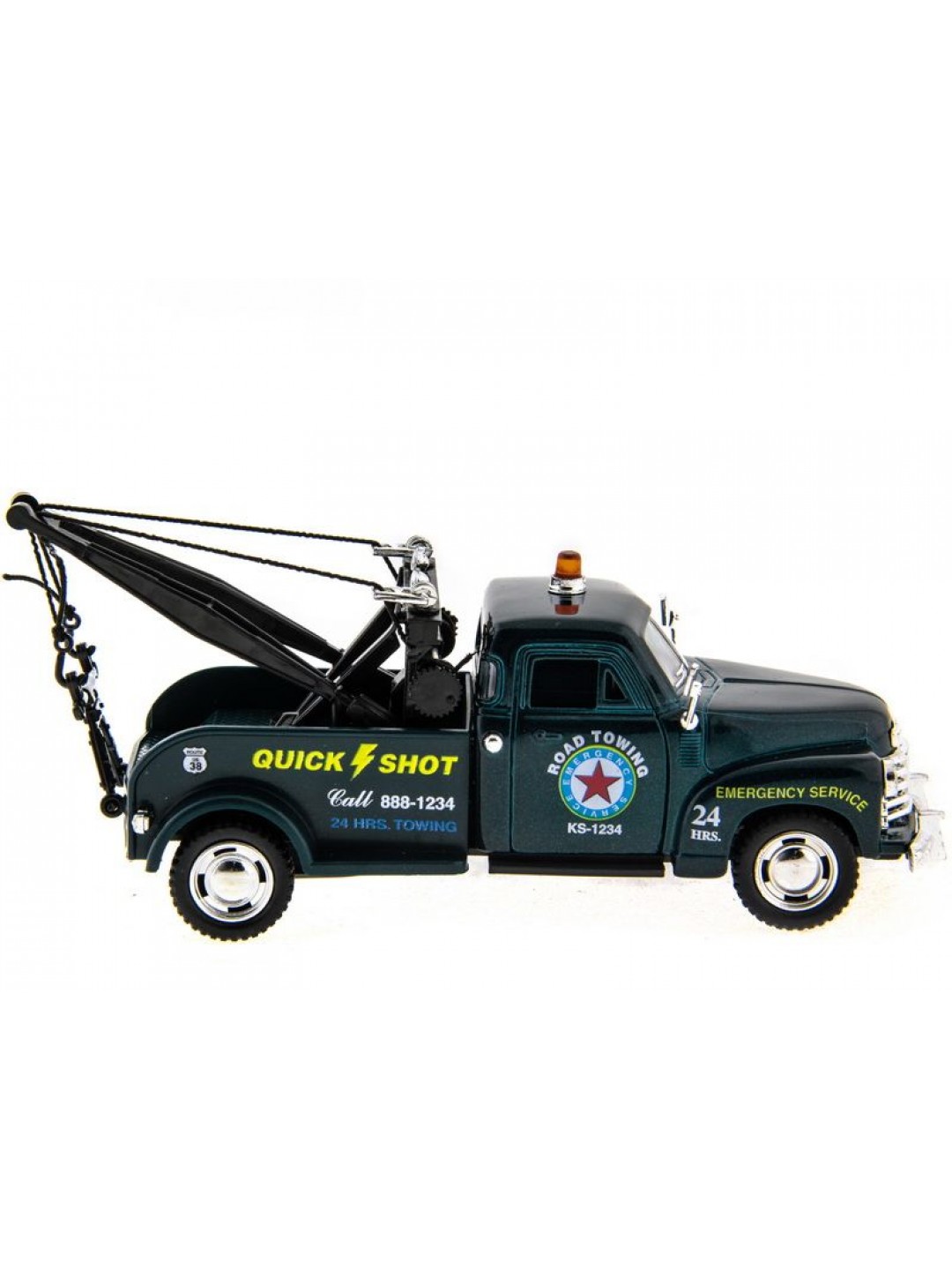 Машина Kinsmart 1953 Chevrolet 3100 Wreckler инерция (1/12шт.) 1:38 б/к