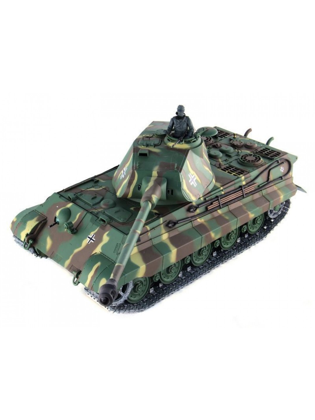 Радиоуправляемый танк Heng Long King Tiger (башня Porsche) Professional V6.0  2.4G 1/16 RTR